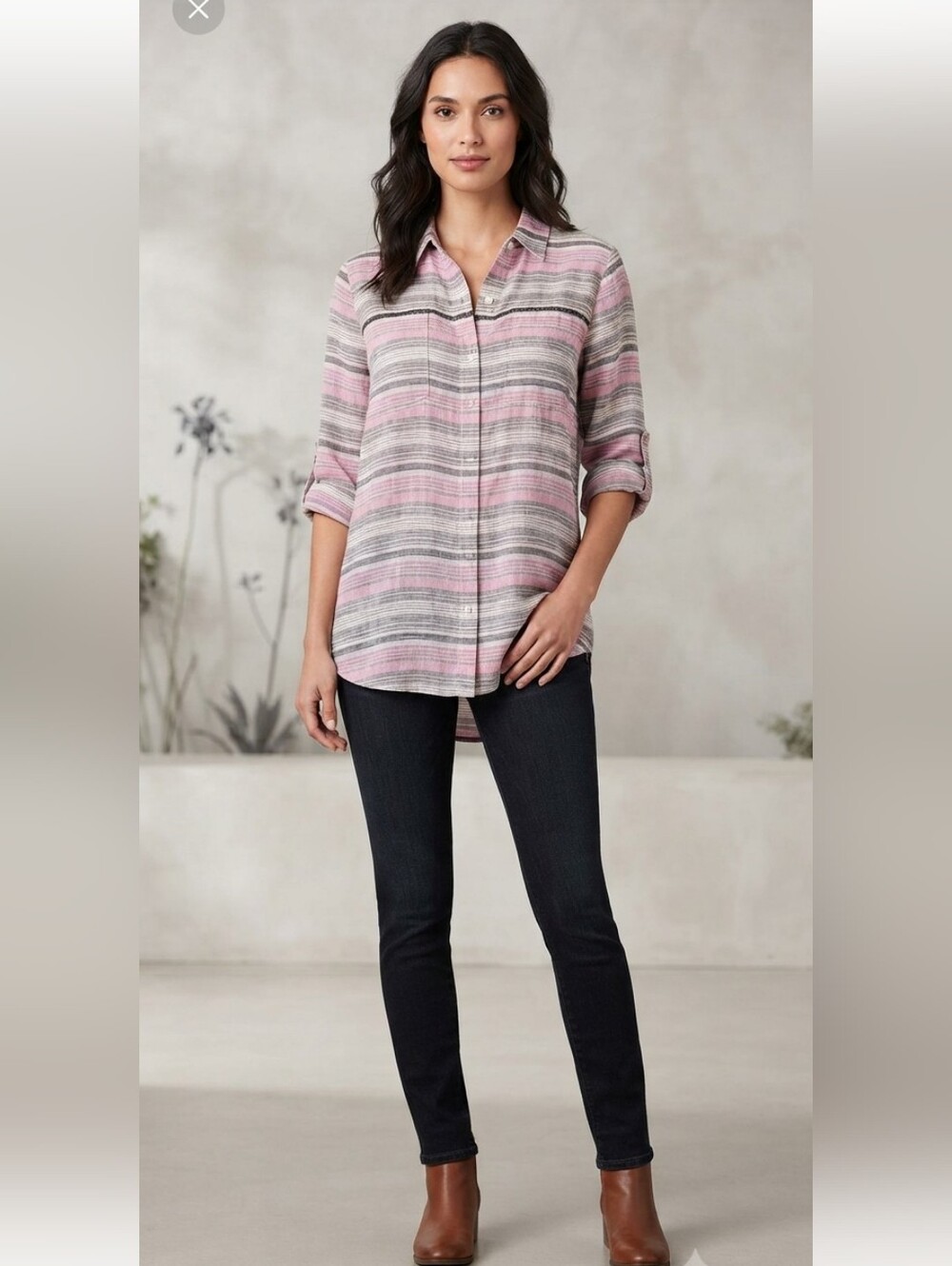 Tommy Hilfiger Women's Striped NWT Size Large